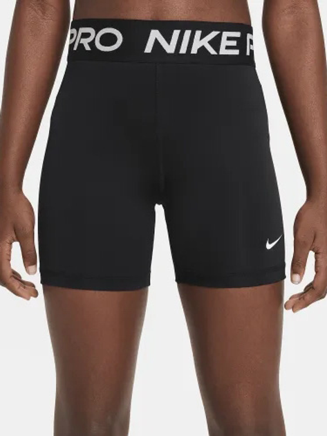 Дитячі велосипедки для дівчинки Nike G Np Df 3In Short DA1033-010 128-137 S Чорні (194501908092) - зображення 1