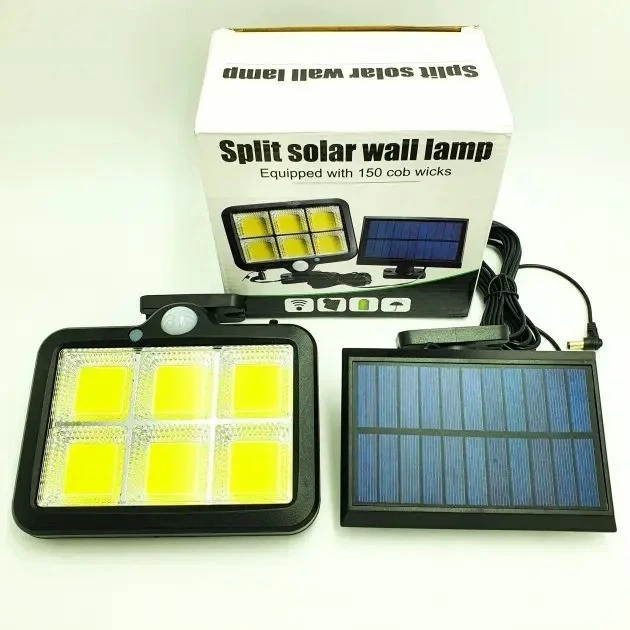 Уличный фонарь Solar Light BL BK128-6COB 1200 мАч с датчиком движения Солнечная батарея - изображение 7