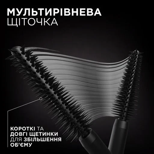 Туш Loreal Paris Panorama volume million lashes 9.9 мл Black (Noir) - зображення 4