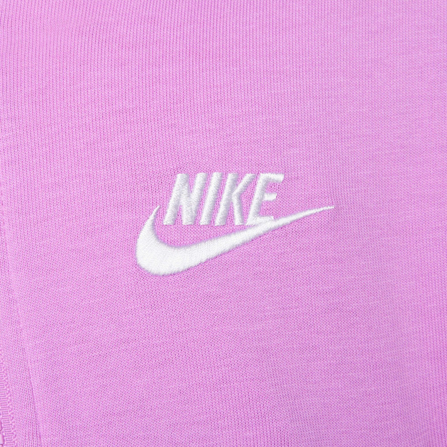 Bluza rozpinana z kapturem dziewczęca młodzieżowa Nike G Nsw Fz Hdy Jsy Lbr FN8595-532 137-147 M Jasnofioletowa (197859845552) - obraz 6
