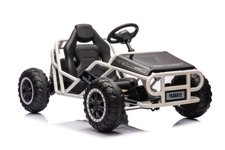 Samochód elektryczny dla dzieci Lean Toys Buggy A8812 24V Czarny (5905991013501) - obraz 1