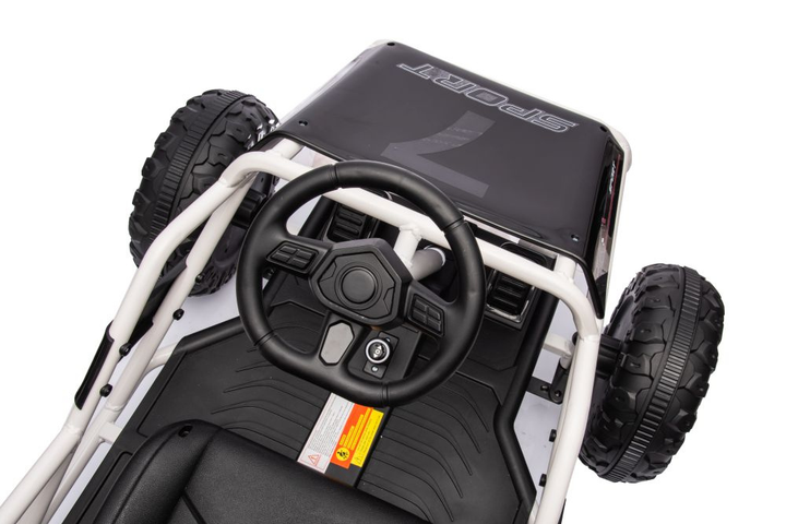 Samochód elektryczny dla dzieci Lean Toys Buggy A8812 24V Czarny (5905991013501) - obraz 7