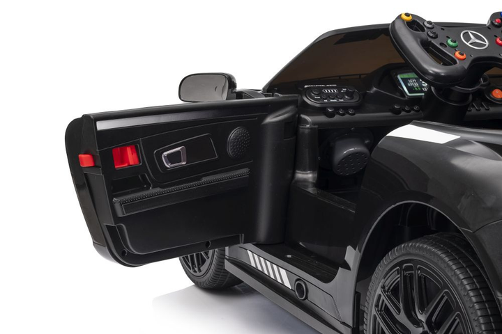 Samochód elektryczny dla dzieci Lean Toys Mercedes AMG GT3 Czarny (5905679074336) - obraz 3