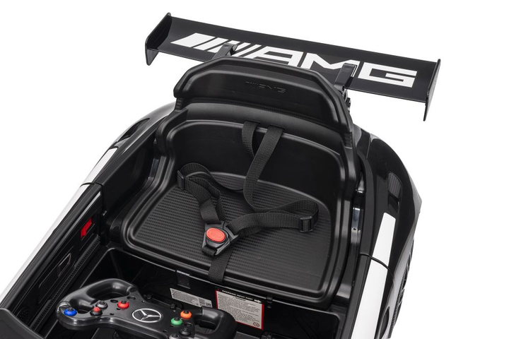 Samochód elektryczny dla dzieci Lean Toys Mercedes AMG GT3 Czarny (5905679074336) - obraz 7
