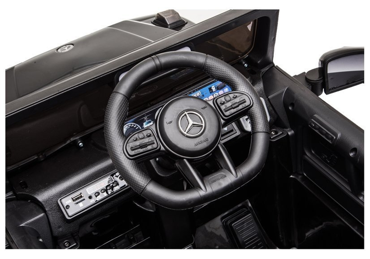 Електромобіль для дітей Lean Toys Mercedes G63 AMG BBH-002 лакований Чорний (5902808158516) - зображення 4