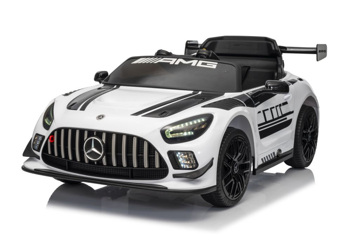 Samochód elektryczny dla dzieci Lean Toys Mercedes AMG GT3 Biały (5905679074329) - obraz 12