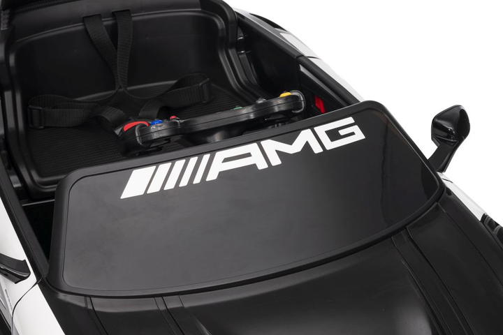 Samochód elektryczny dla dzieci Lean Toys Mercedes AMG GT3 Czarny (5905679074336) - obraz 15