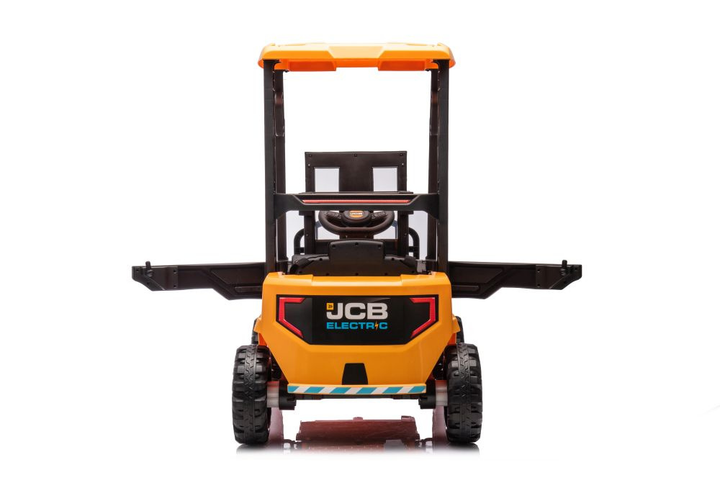 Wózek widłowy na akumulator Lean Toys JCB Żółty (5905884456231) - obraz 10