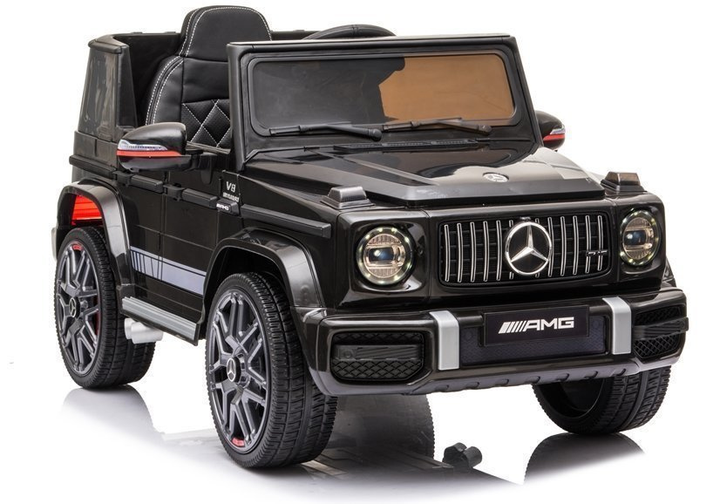 Електромобіль для дітей Lean Toys Mercedes G63 AMG BBH-002 лакований Чорний (5902808158516) - зображення 10