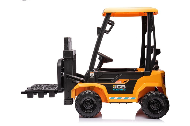 Wózek widłowy na akumulator Lean Toys JCB Żółty (5905884456231) - obraz 13