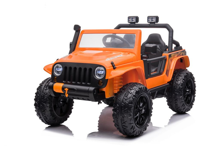 Електромобіль для дітей Lean Toys XB-1118 Оранжевий (5904204750585) - зображення 12