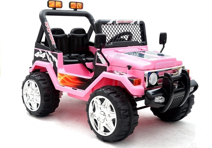 Електромобіль для дітей Lean Toys Jeep Raptor S618 EVA Рожевий (5902808153597) - зображення 2