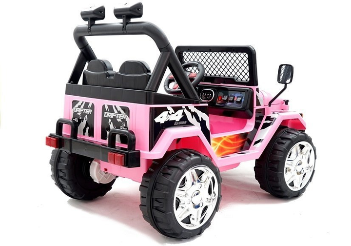 Електромобіль для дітей Lean Toys Jeep Raptor S618 EVA Рожевий (5902808153597) - зображення 10