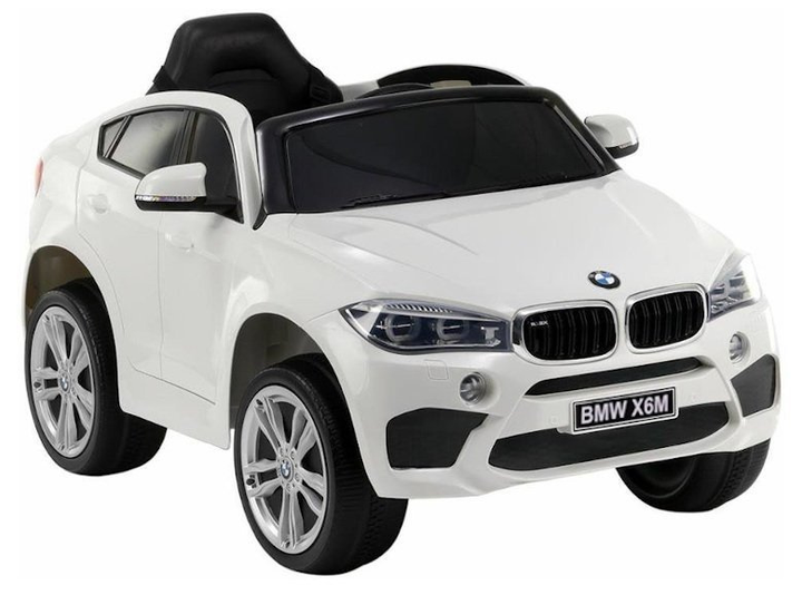 Samochód elektryczny dla dzieci Lean Toys BMW X6 Biały (5902808154822) - obraz 1