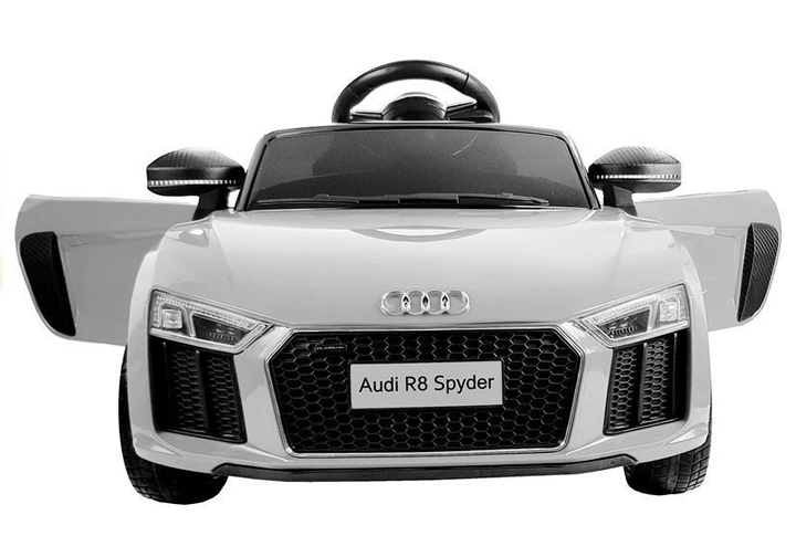 Samochód elektryczny dla dzieci Lean Toys Audi R8 Spyder Biały (5902808154761) - obraz 11