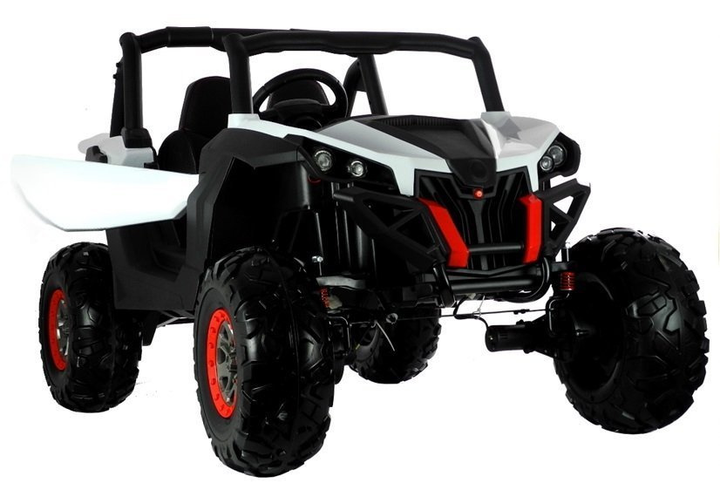 Електромобіль для дітей Lean Toys Jeep XMX603 Білий (5902808152583) - зображення 1