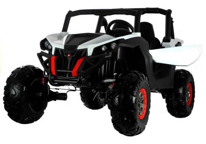 Електромобіль для дітей Lean Toys Jeep XMX603 Білий (5902808152583) - зображення 2