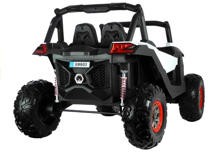 Електромобіль для дітей Lean Toys Jeep XMX603 Білий (5902808152583) - зображення 4