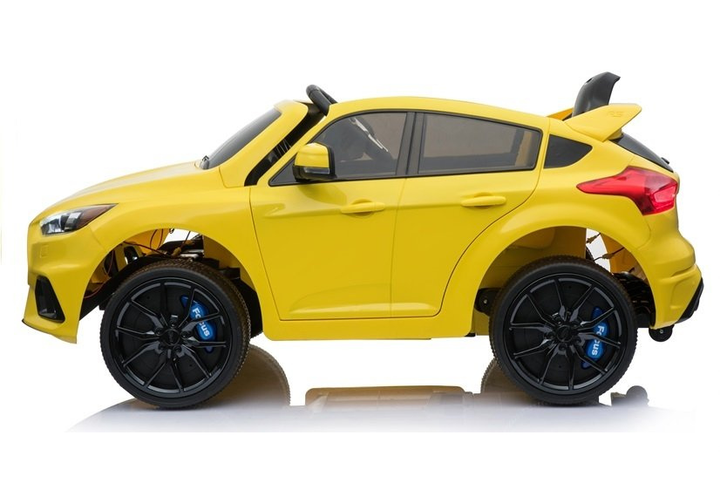 Samochód elektryczny dla dzieci Lean Toys Ford Focus Żółty (5907625580823) - obraz 12