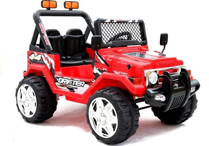 Електромобіль для дітей Lean Toys Jeep Raptor S618 EVA Червоний (5902808153580) - зображення 12