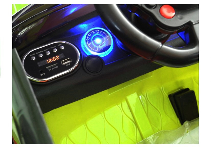 Samochód elektryczny dla dzieci Lean Toys HL1638 Zielony (5902808155034) - obraz 4