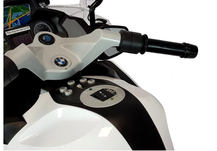 Motor na akumulator dla dzieci Lean Toys BMW R1200 Policja Biały (5902808154907) - obraz 8