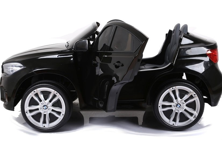 Samochód elektryczny dla dzieci Lean Toys BMW X6M Czarny (5902808155171) - obraz 10