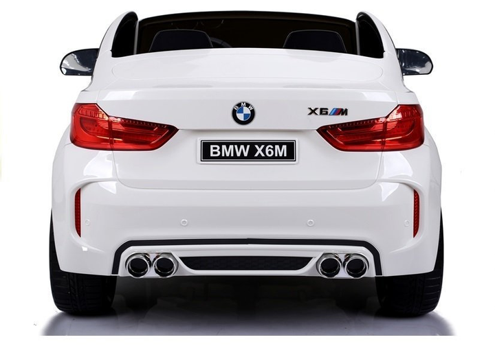 Samochód elektryczny dla dzieci Lean Toys BMW X6M Biały (5902808155188) - obraz 10