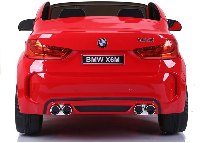 Samochód elektryczny dla dzieci Lean Toys BMW X6M Czerwony (5902808155195) - obraz 3