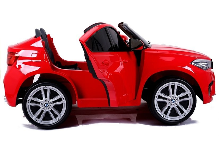 Samochód elektryczny dla dzieci Lean Toys BMW X6M Czerwony (5902808155195) - obraz 5