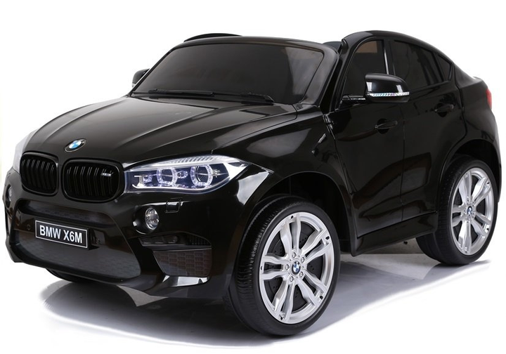 Samochód elektryczny dla dzieci Lean Toys BMW X6M lakierowany Czarny (5902808155201) - obraz 6