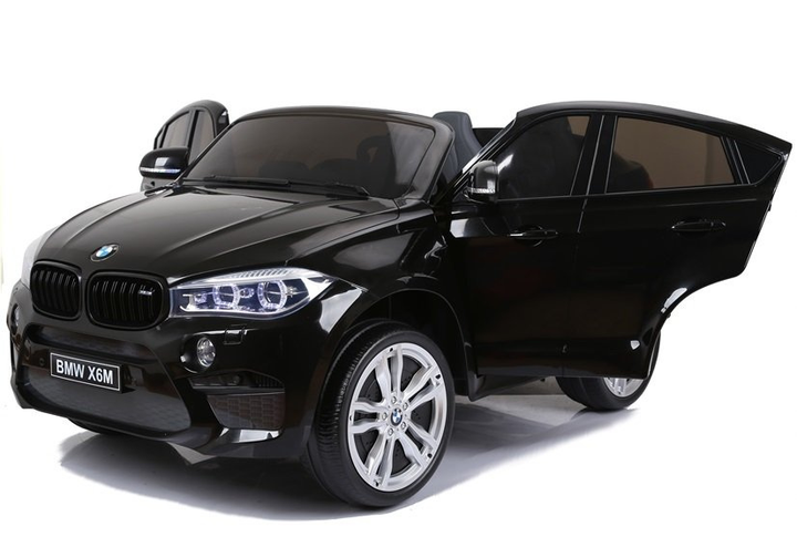 Samochód elektryczny dla dzieci Lean Toys BMW X6M lakierowany Czarny (5902808155201) - obraz 7