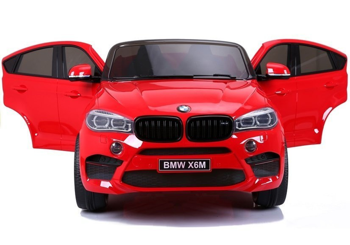 Samochód elektryczny dla dzieci Lean Toys BMW X6M Czerwony (5902808155195) - obraz 14