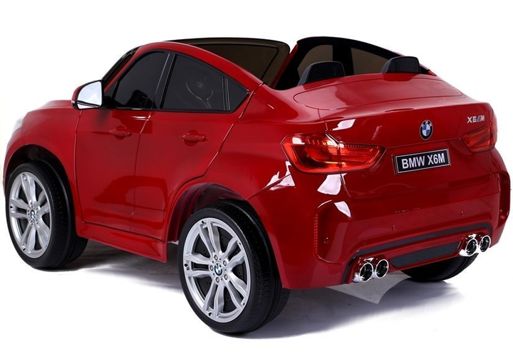 Samochód elektryczny dla dzieci Lean Toys BMW X6M lakierowany Czerwony (5902808155218) - obraz 13