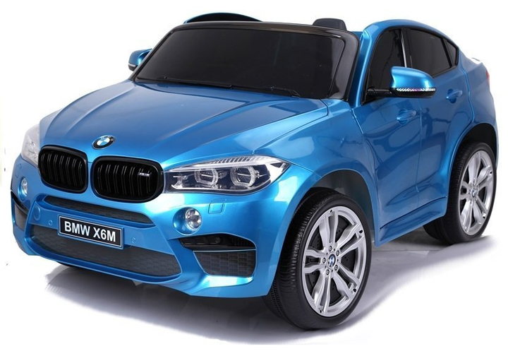 Samochód elektryczny dla dzieci Lean Toys BMW X6M lakierowany Niebieski (5902808155225) - obraz 17