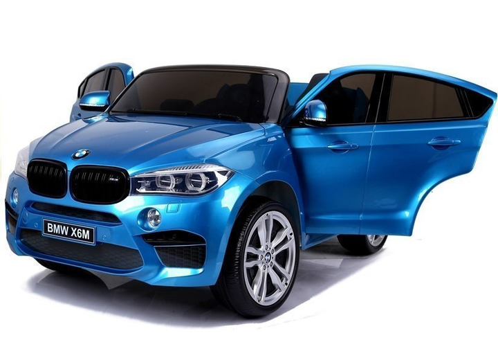 Samochód elektryczny dla dzieci Lean Toys BMW X6M lakierowany Niebieski (5902808155225) - obraz 18