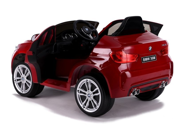 Електромобіль для дітей Lean Toys BMW X6 лакований Червоний (5902808157052) - зображення 5