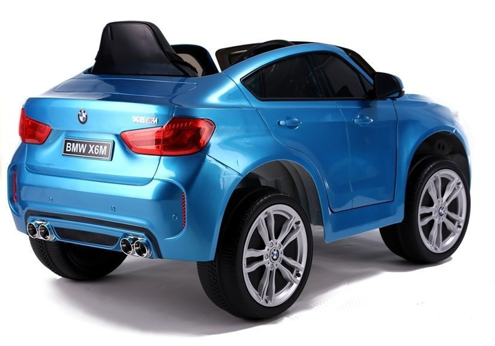 Samochód elektryczny dla dzieci Lean Toys BMW X6 lakierowany Niebieski (5902808157045) - obraz 10