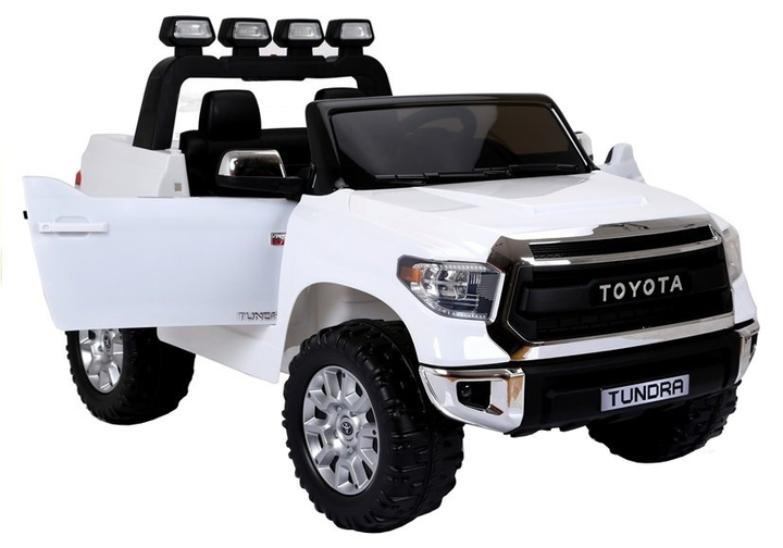 Samochód elektryczny dla dzieci Lean Toys Toyota Tundra Biały (5902808158622) - obraz 2