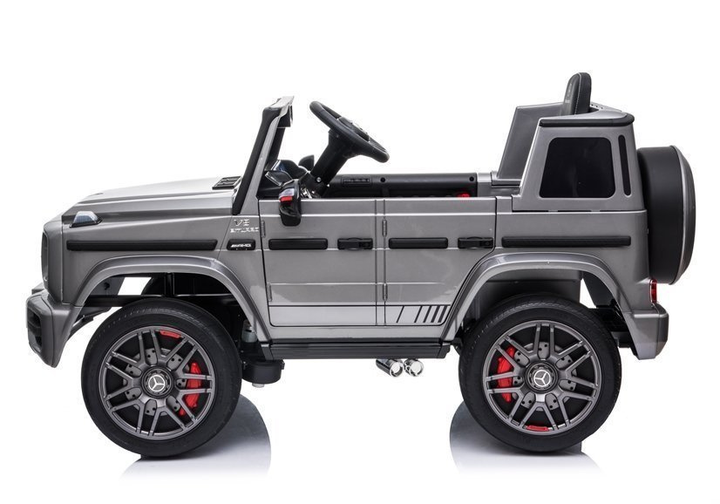 Samochód elektryczny dla dzieci Lean Toys Mercedes G63 AMG BBH-002 lakierowany Srebrny (5902808158523) - obraz 4