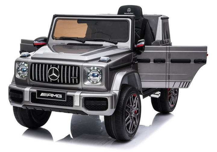 Samochód elektryczny dla dzieci Lean Toys Mercedes G63 AMG BBH-002 lakierowany Srebrny (5902808158523) - obraz 12