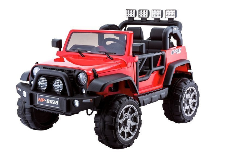 Samochód elektryczny dla dzieci Lean Toys Jeep HP012 Czerwony (5902808159421) - obraz 1