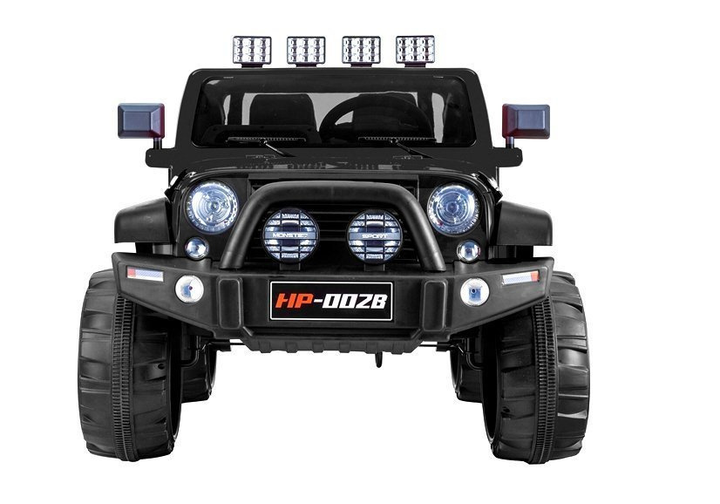 Samochód elektryczny dla dzieci Lean Toys Jeep HP012 Czarny (5902808159414) - obraz 4