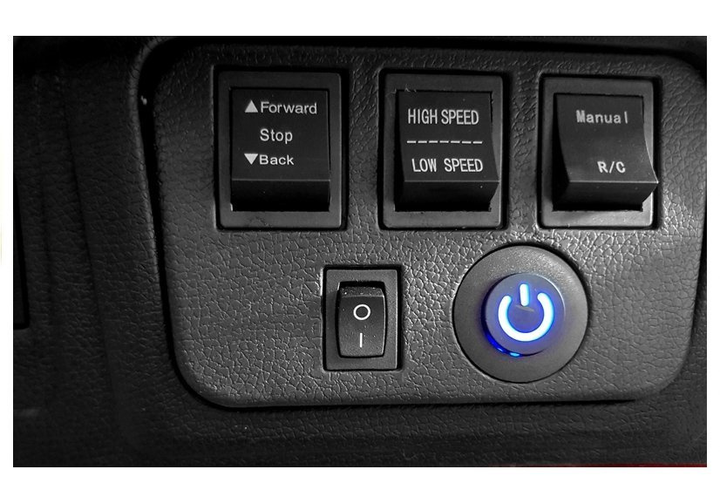Samochód elektryczny dla dzieci Lean Toys Jeep HP012 Czarny (5902808159414) - obraz 8