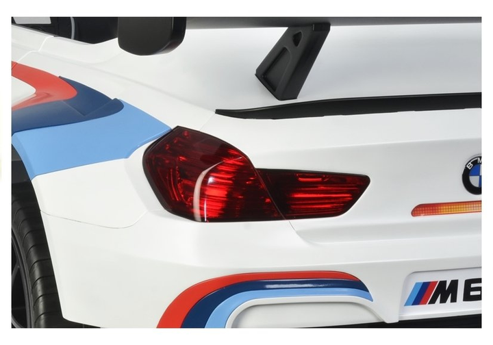 Samochód elektryczny dla dzieci Lean Toys BMW M6 GT3 Biały (5902808159452) - obraz 2