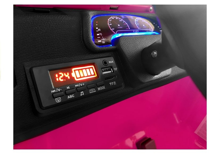 Samochód elektryczny dla dzieci Lean Toys Jeep HP012 Różowy (5902808159445) - obraz 11