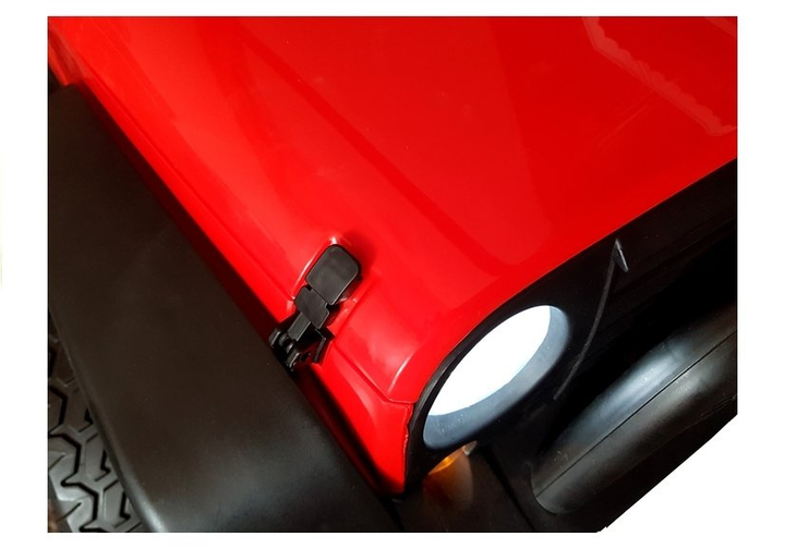 Samochód elektryczny dla dzieci Lean Toys Jeep HP012 Czerwony (5902808159421) - obraz 19