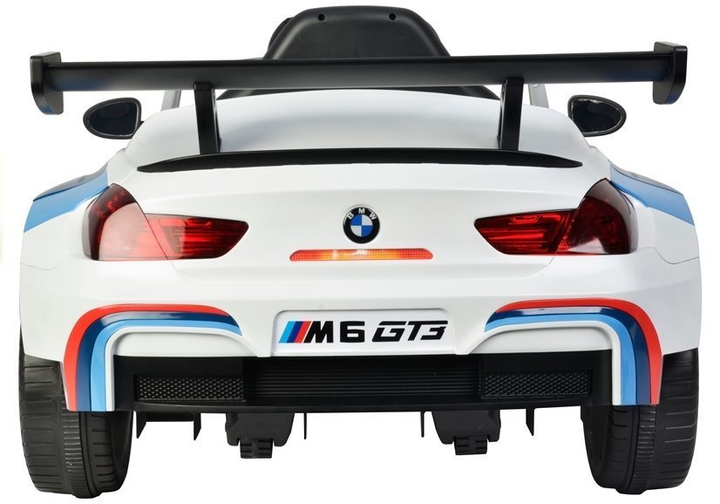 Samochód elektryczny dla dzieci Lean Toys BMW M6 GT3 Biały (5902808159452) - obraz 12