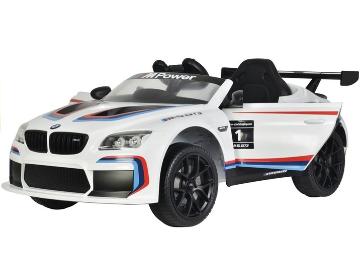 Samochód elektryczny dla dzieci Lean Toys BMW M6 GT3 Biały (5902808159452) - obraz 14
