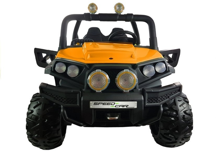 Samochód elektryczny dla dzieci Lean Toys HL2188 Pomarańczowy (5907625581011) - obraz 4